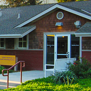 image of the exterior of the heitman building on uc davis campus