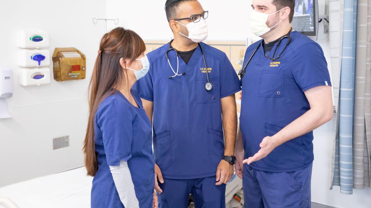 nurses talking