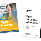 Open Enrollment document covers. 